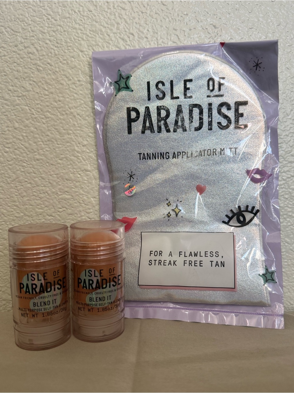 Isle of Paradise Tanning Applicator & Blend It Sticks